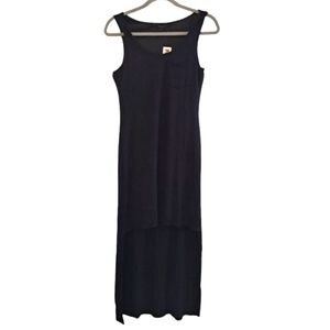 NEW Nollie Black Sleeveless High-Low Tank Dress Size Small